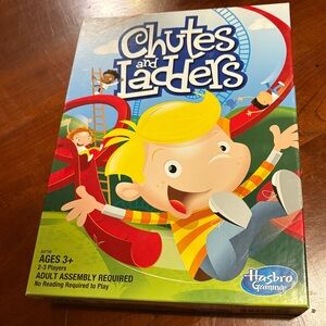 Hasbro Chutes and Ladders Board Game - Colorful Fun for Kids